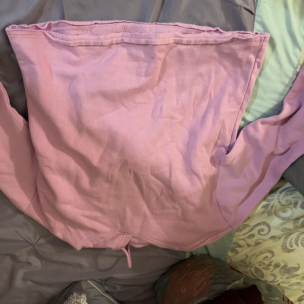Cropped pull over